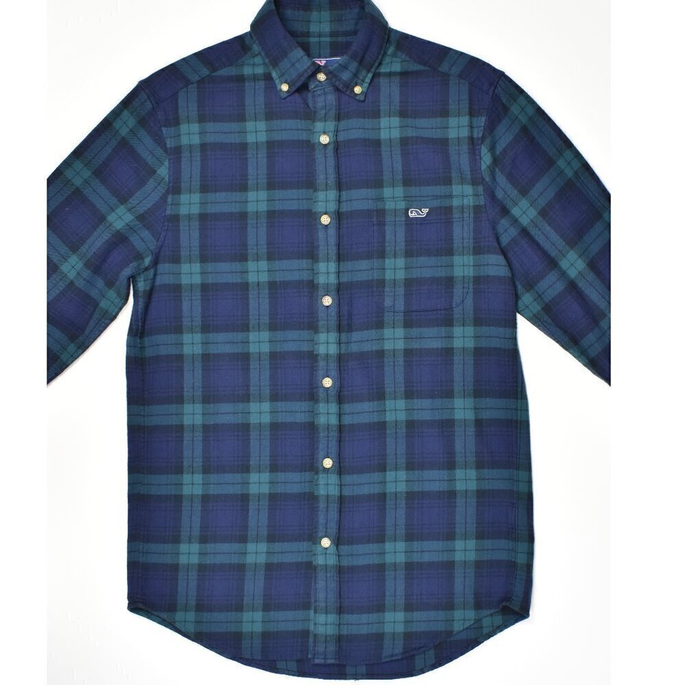Vineyard Vines Classic Fit Pine Tucker Shirt Plaid Flannel NEW - Picture 4 of 6